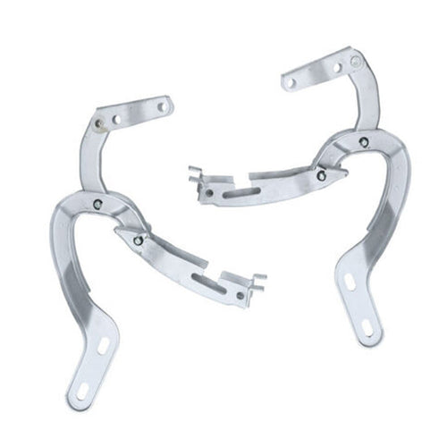 Achter laadklepscharnieren (paar) – VW T1 Bus, Type 3 – OEM 361 827 301/302 + 361 827 361