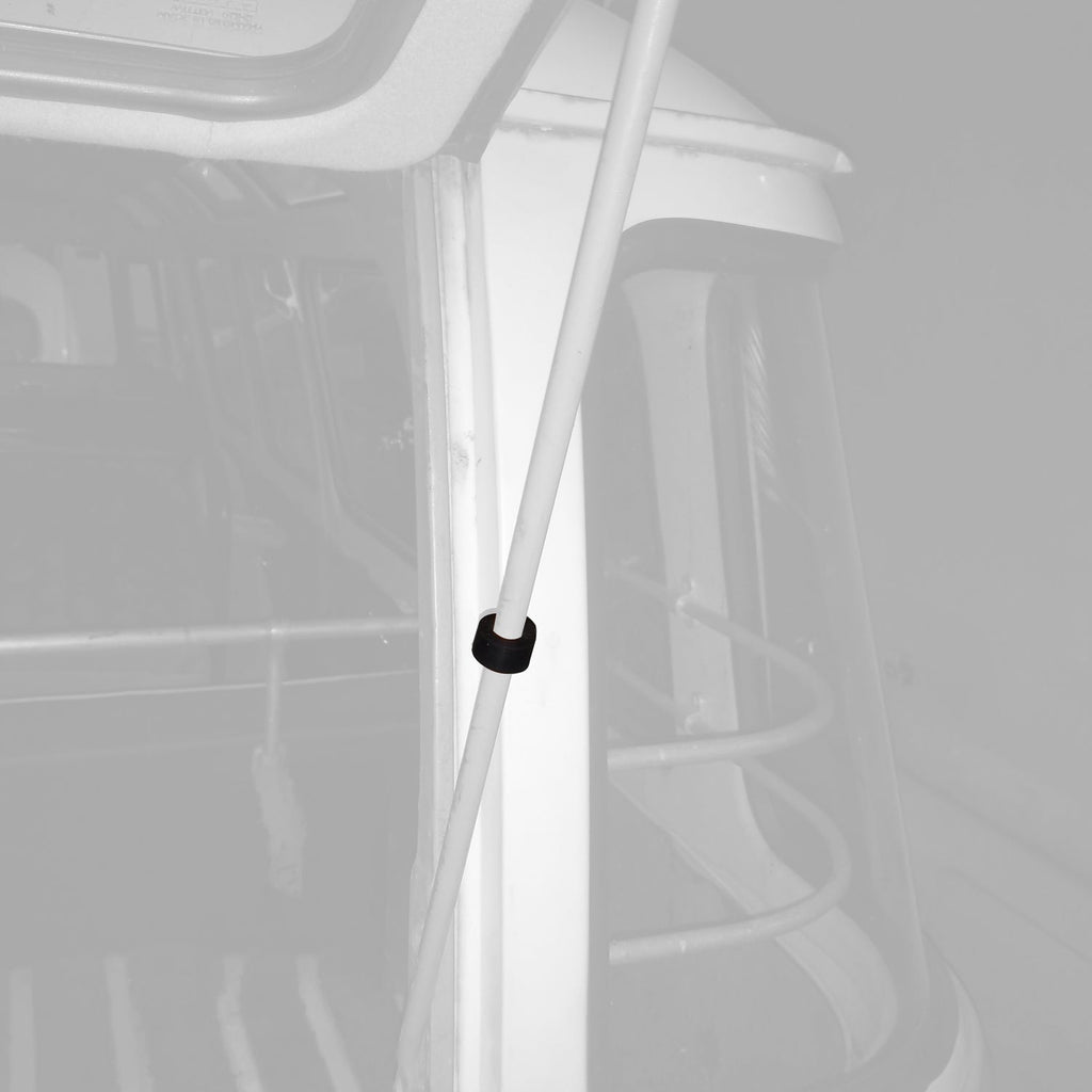 Rubber op laadklep steun detail — T1, T2