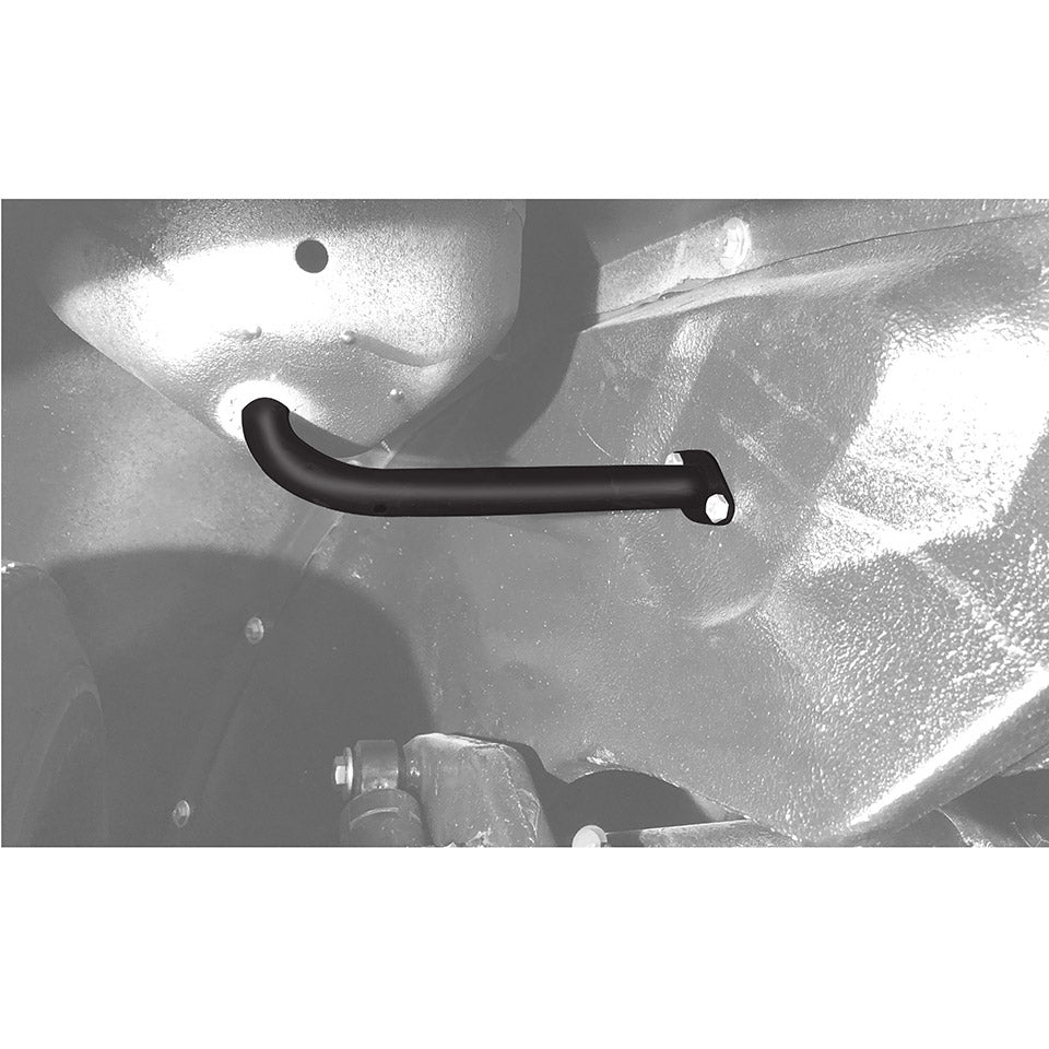 Draaddoorvoer tussen koplamp en carrosserie detail — Kever