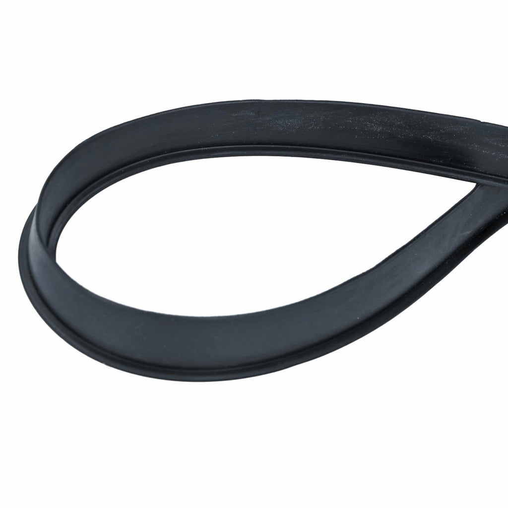 Rubber pop-out op buitenzijde frame detail — Kever
