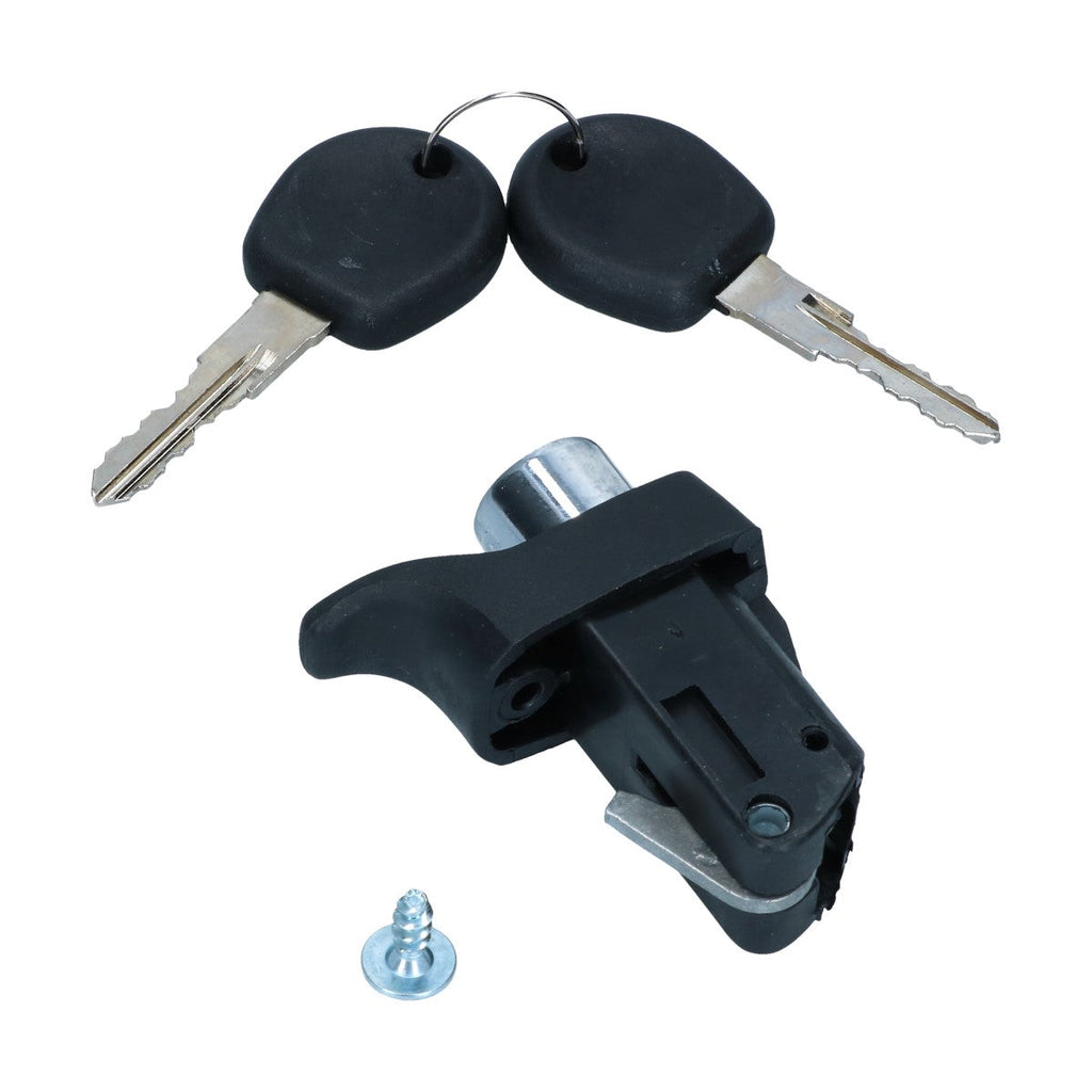 Motorklepslot met sleutel - Zwart detail — T2