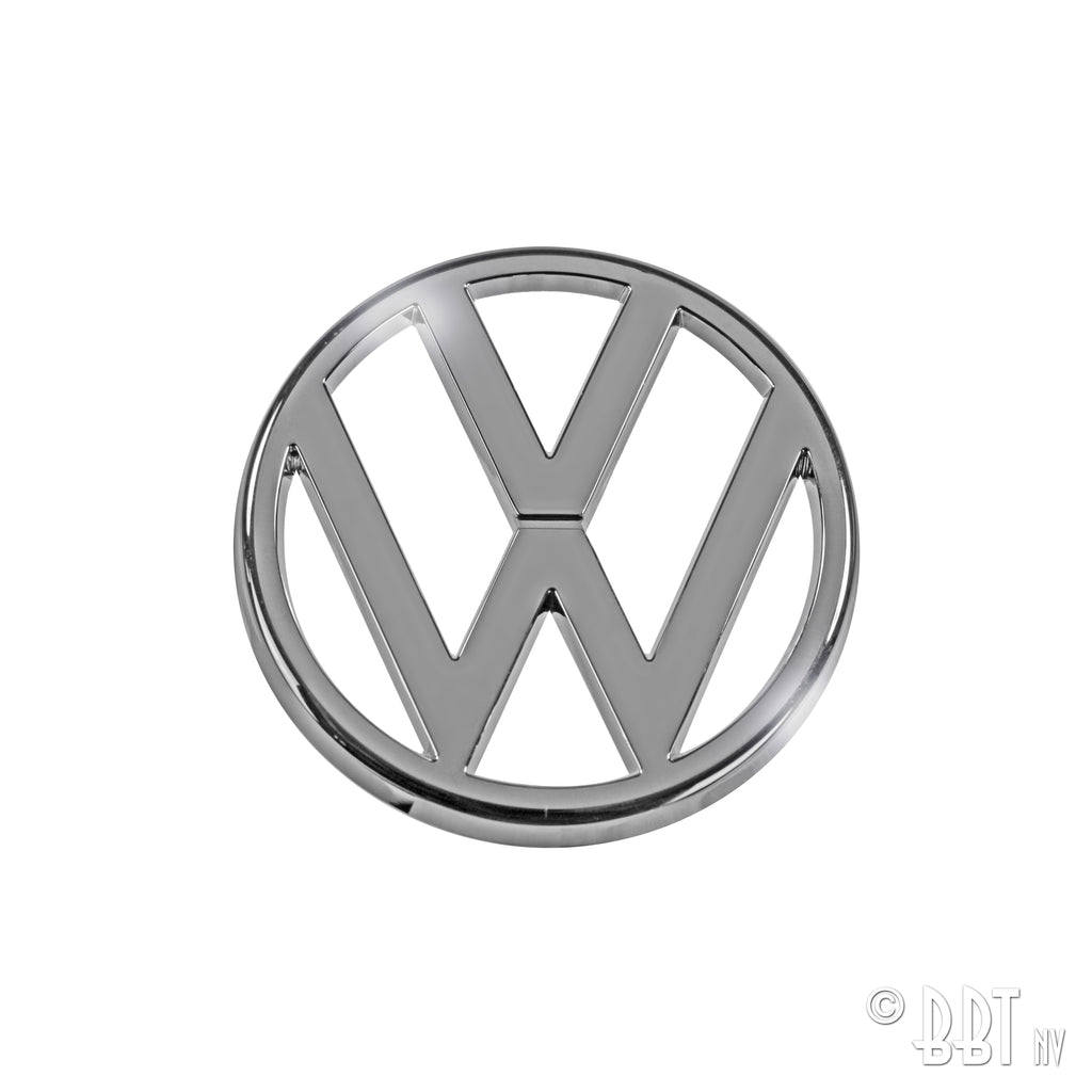 Embleem VW vooraan chroom - 95mm (orgineel) voor T3 — VintageDub