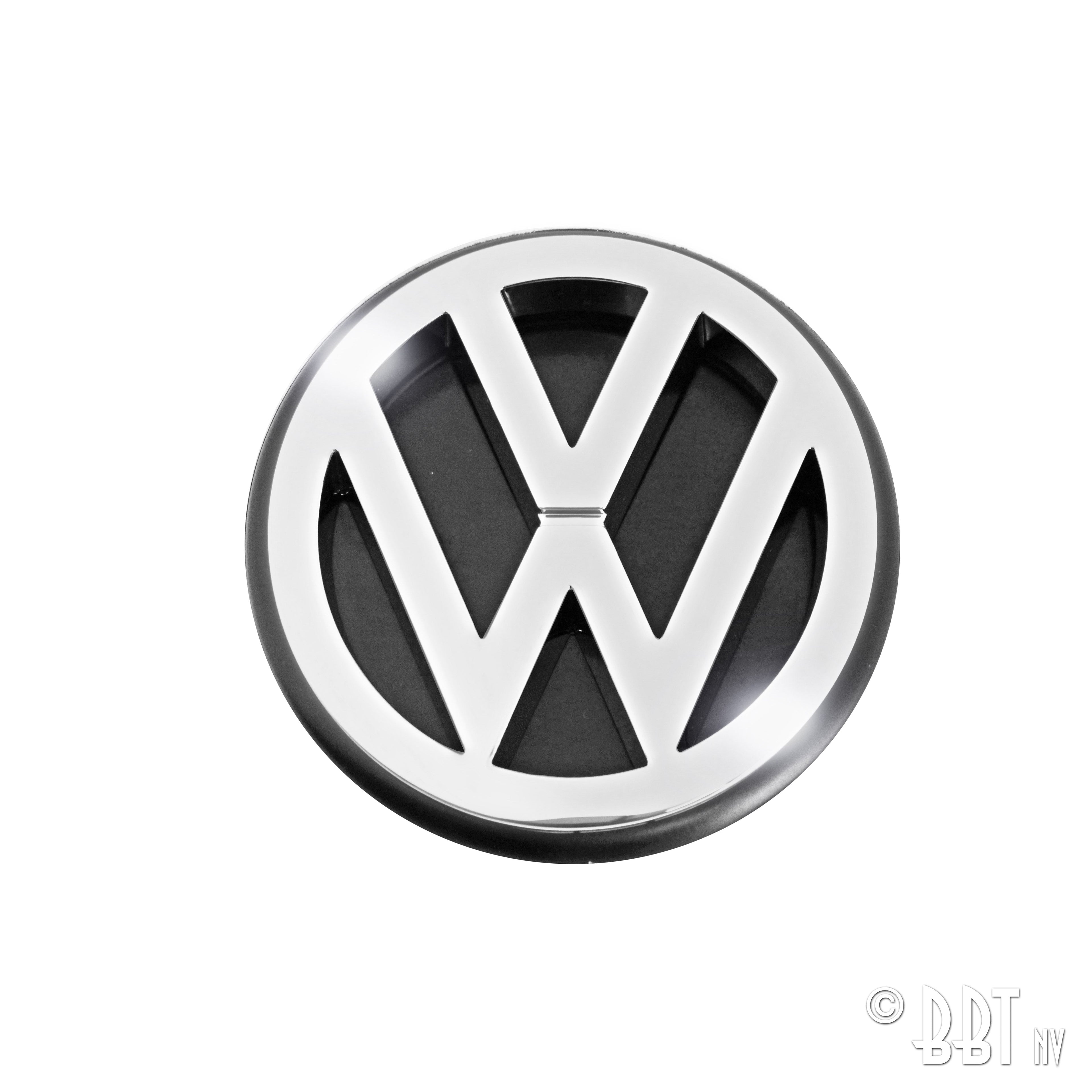 Embleem VW achteraan chroom - 100mm (orgineel) voor T3 — VintageDub