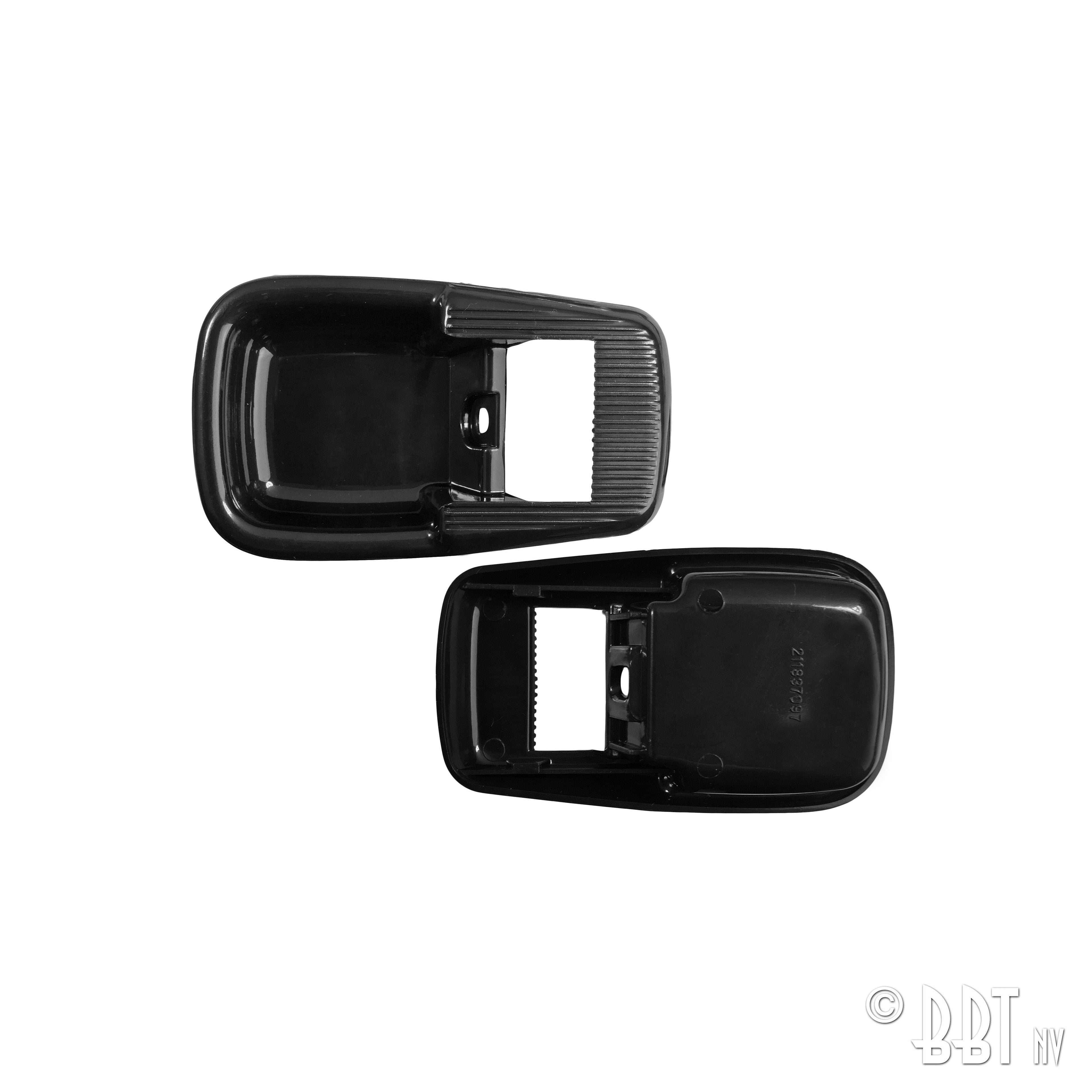 Omlijsting deurklink binnen (zwart) voor T2, Kever — VintageDub