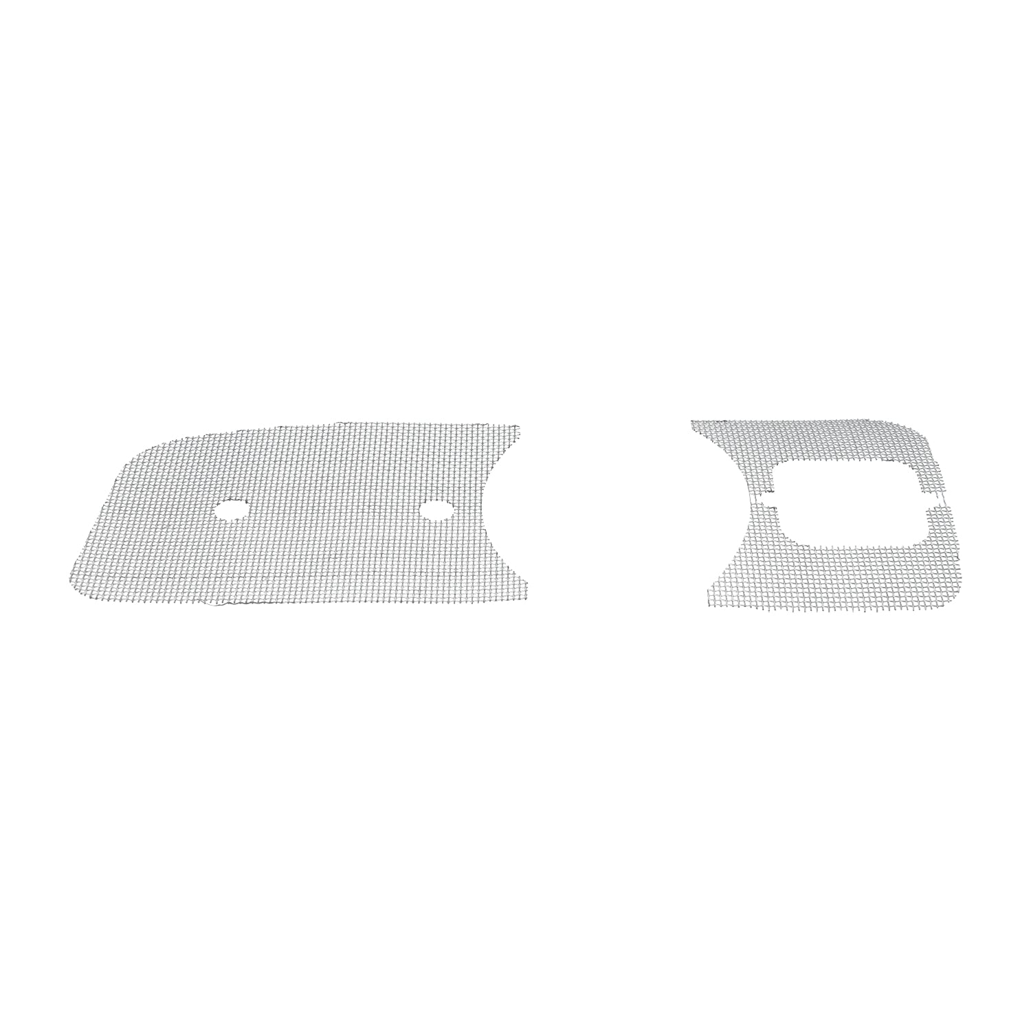 Gaas dashboard grille L+R, met benzinemeter voorziening detail — Kever