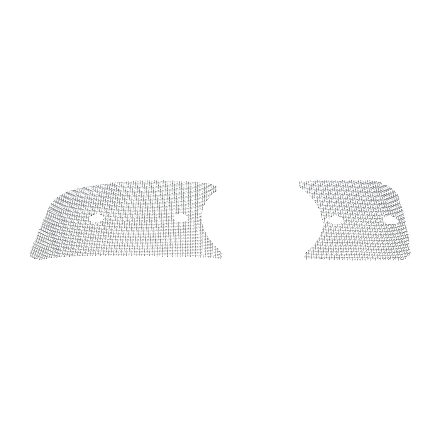 Gaas dashboard grille L+R, zonder benzinemeter voorziening detail — Kever