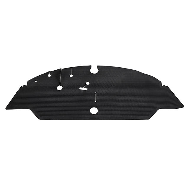 Rubber vloermat vooraan LHD (zwart) detail — T1