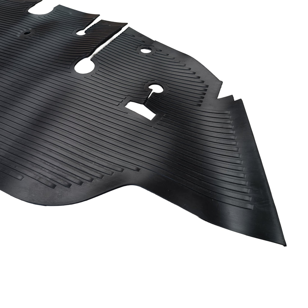 Rubber vloermat vooraan RHD (zwart) detail — T1