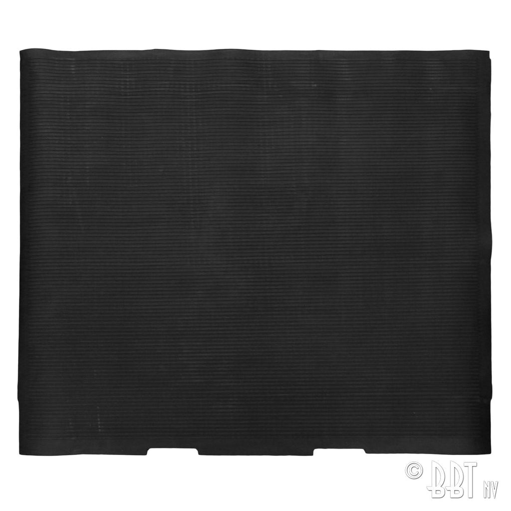 Rubber laadvloermat (zwart) detail — T1, T2