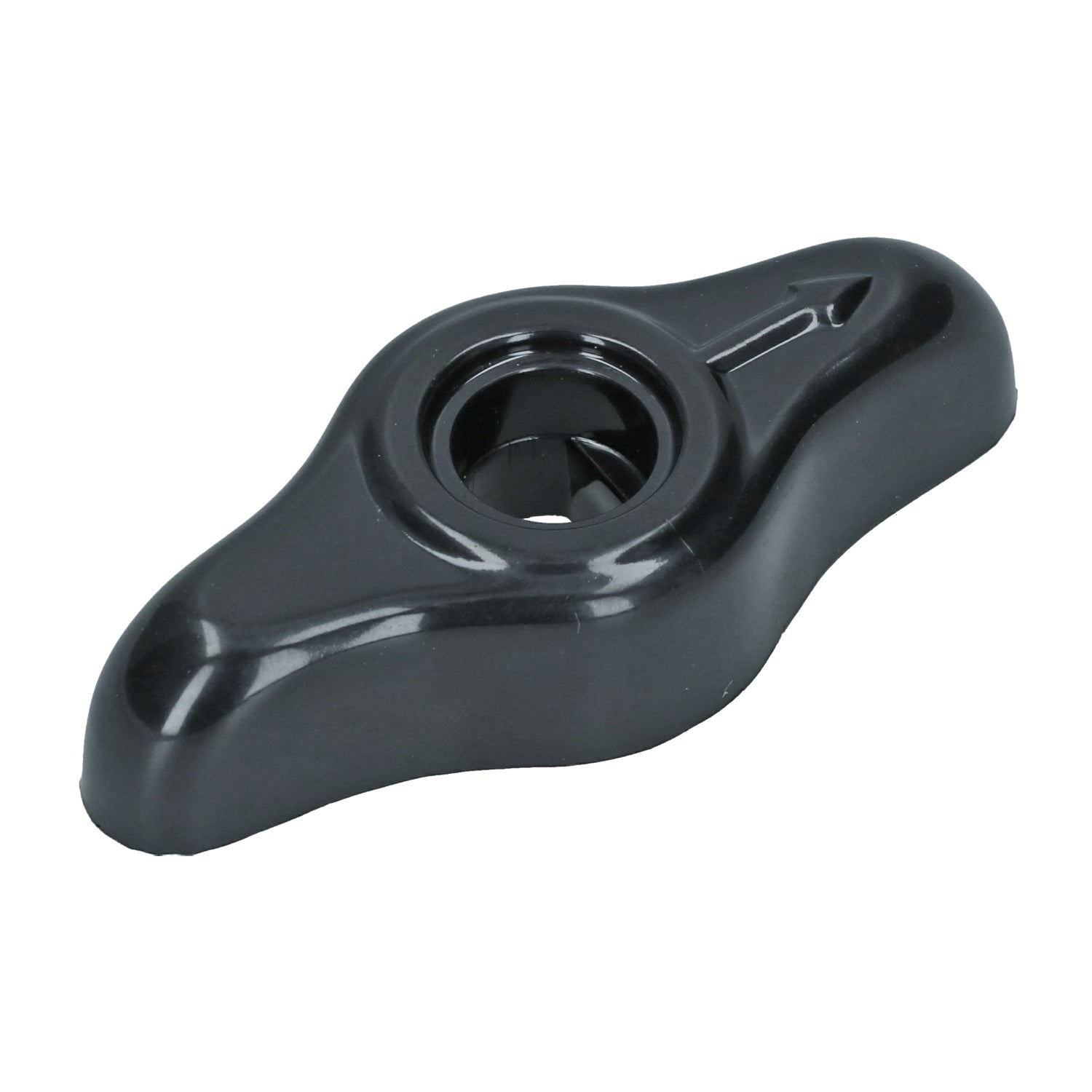 Knop ventilatietunnel verdelerklep - zwart voor T1 — VintageDub