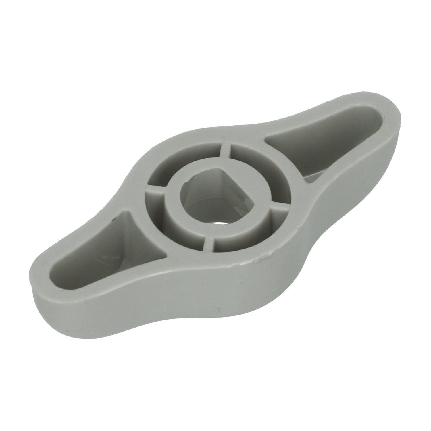 Knop ventilatietunnel verdelerklep - zilverbeige detail — T1