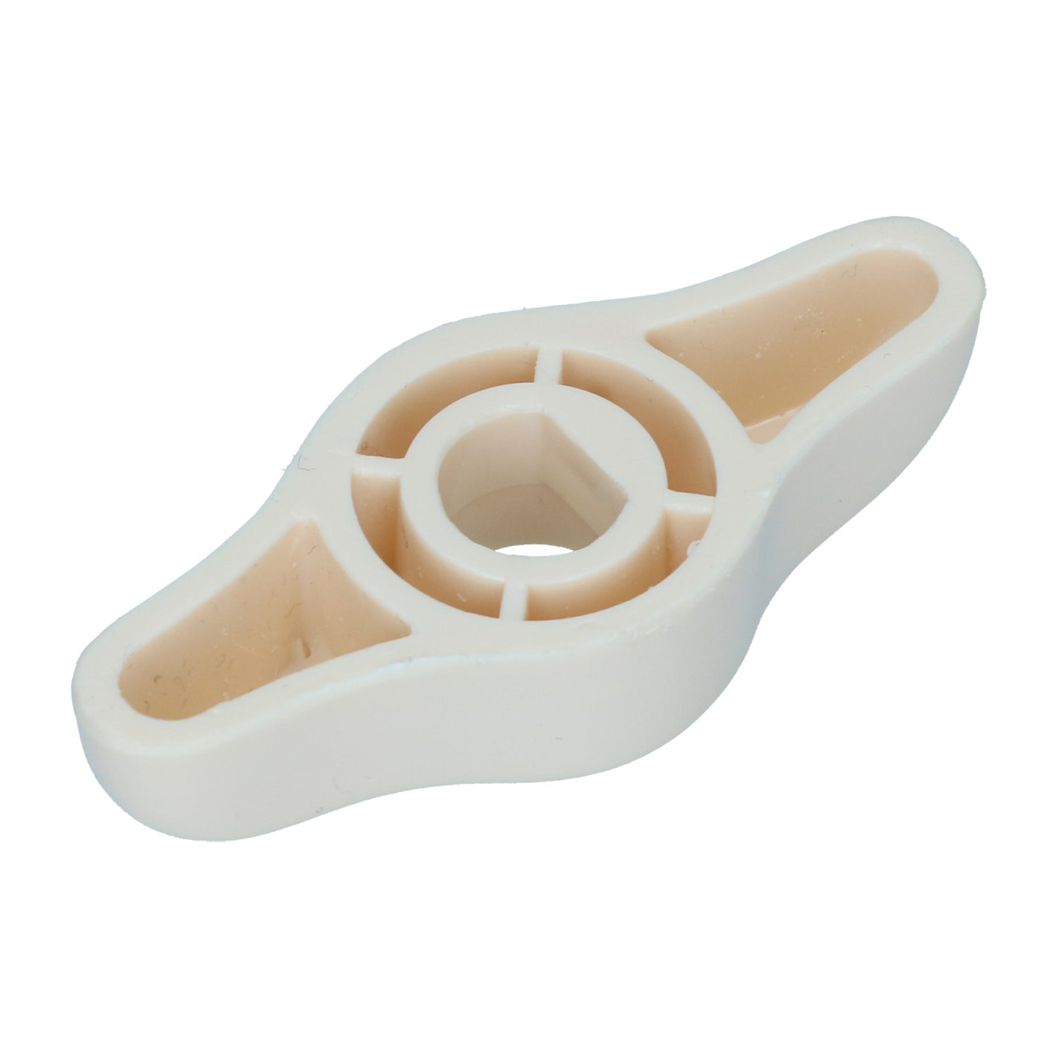 Knop ventilatietunnel verdelerklep - ivoor detail — T1