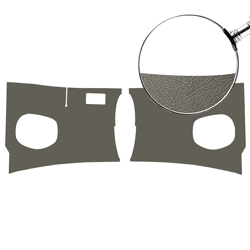 Schutborden vooraan, grijs PVC, per paar voor T1 — VintageDub