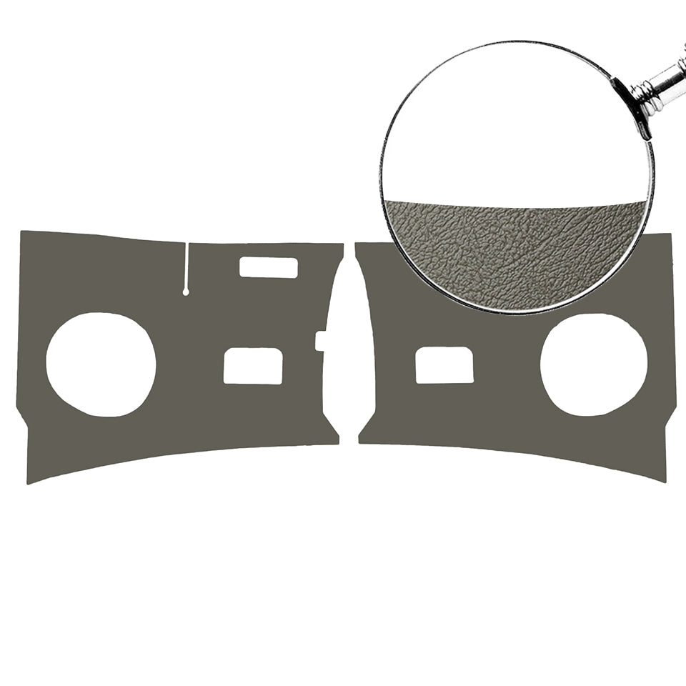 Schutborden vooraan, grijs PVC, per paar voor T1 — VintageDub