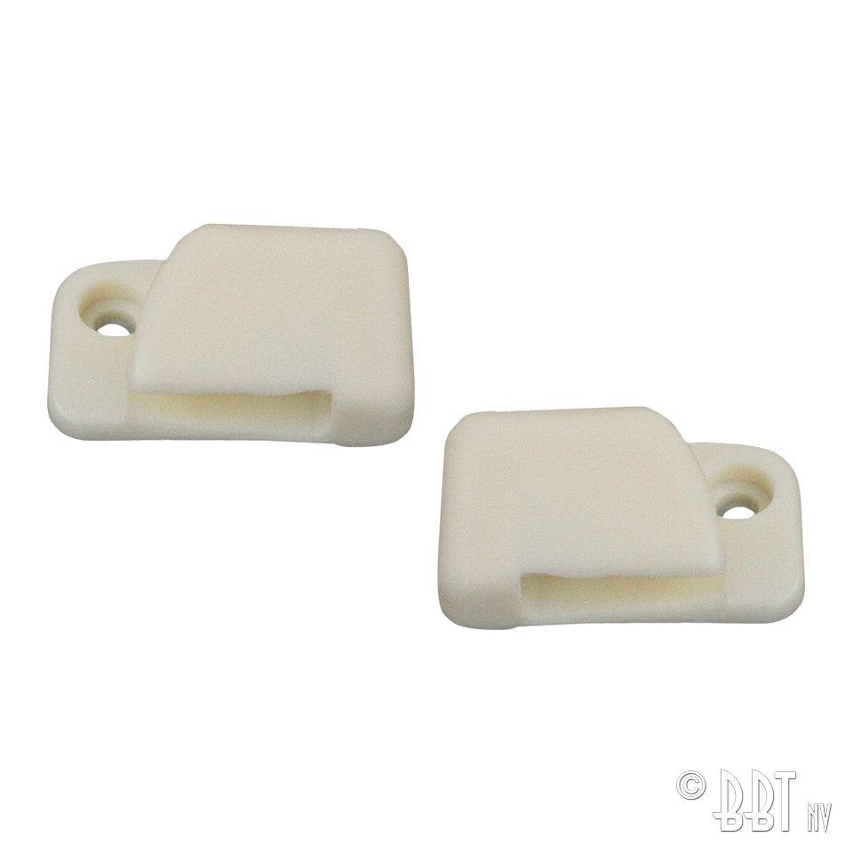 Zonneklepclips wit (paar) voor Kever, KG — VintageDub