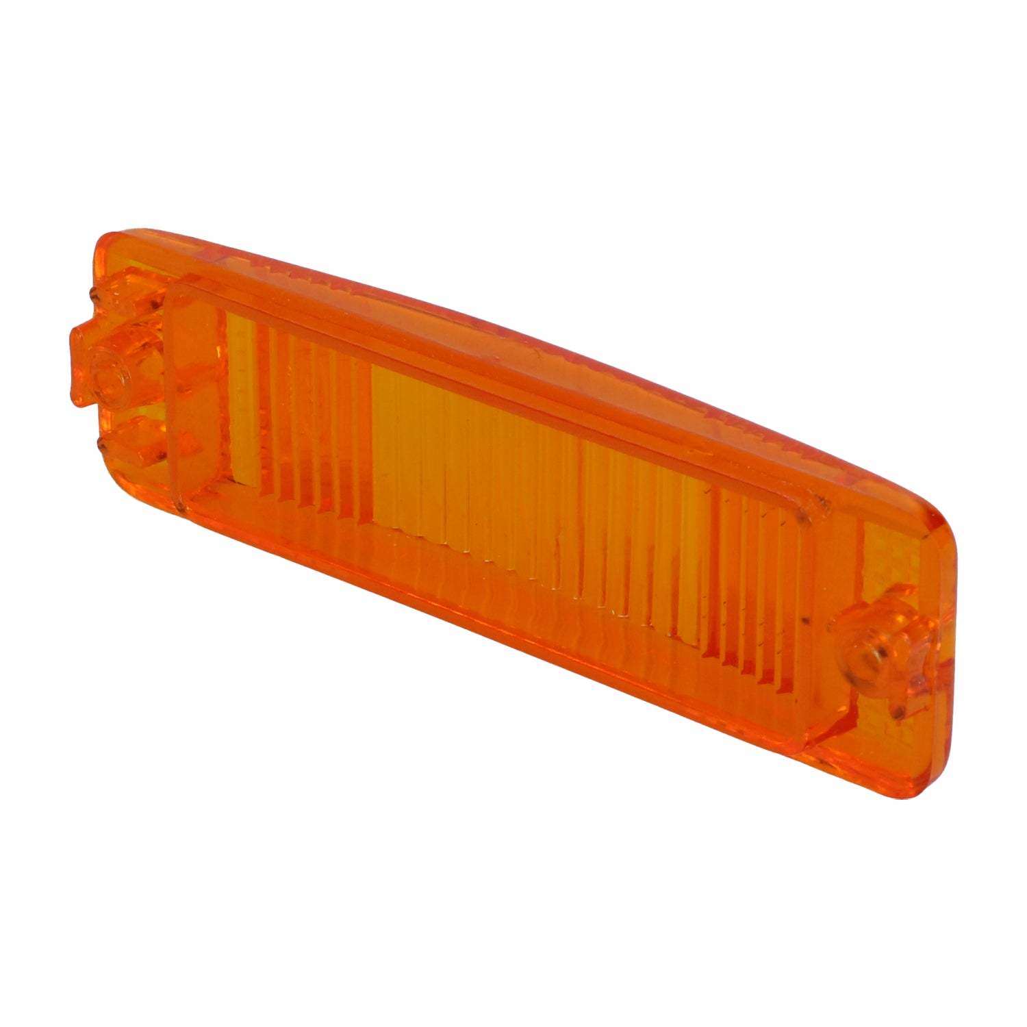 Knipperlichtglas, oranje detail — Kever