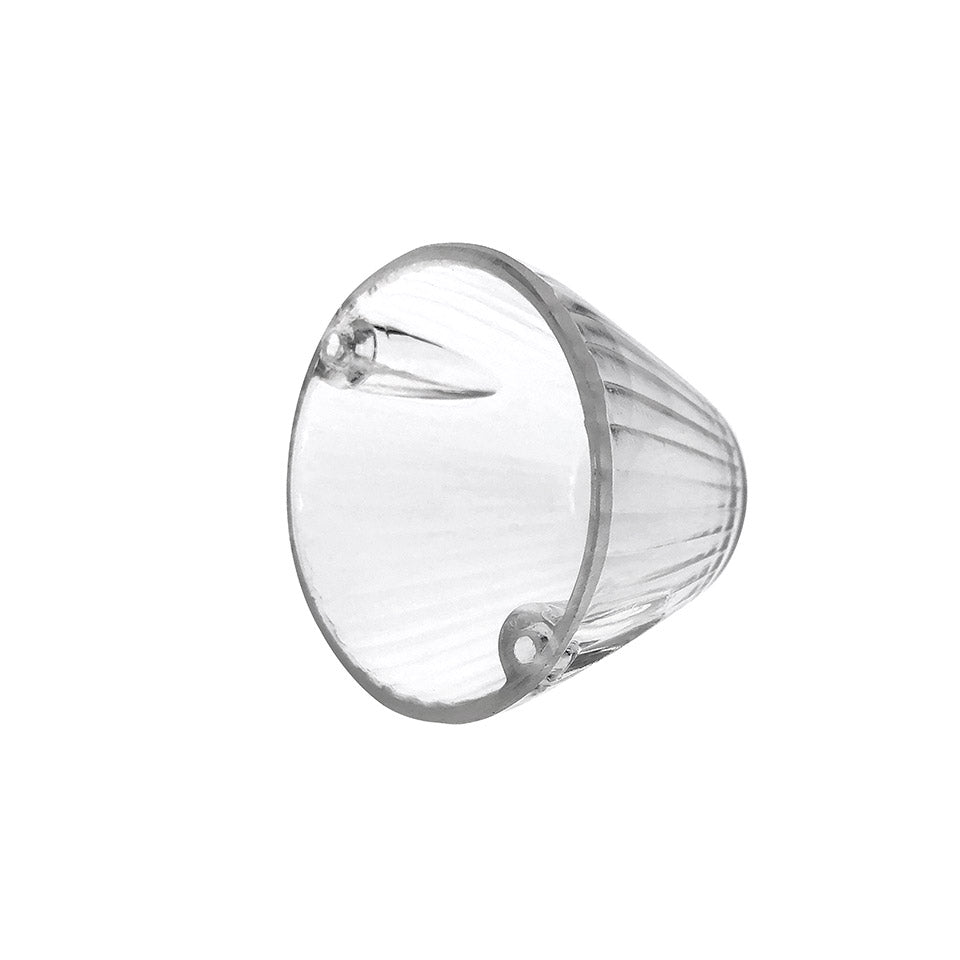Knipperlichtglas vooraan rond wit - TQ detail — KG