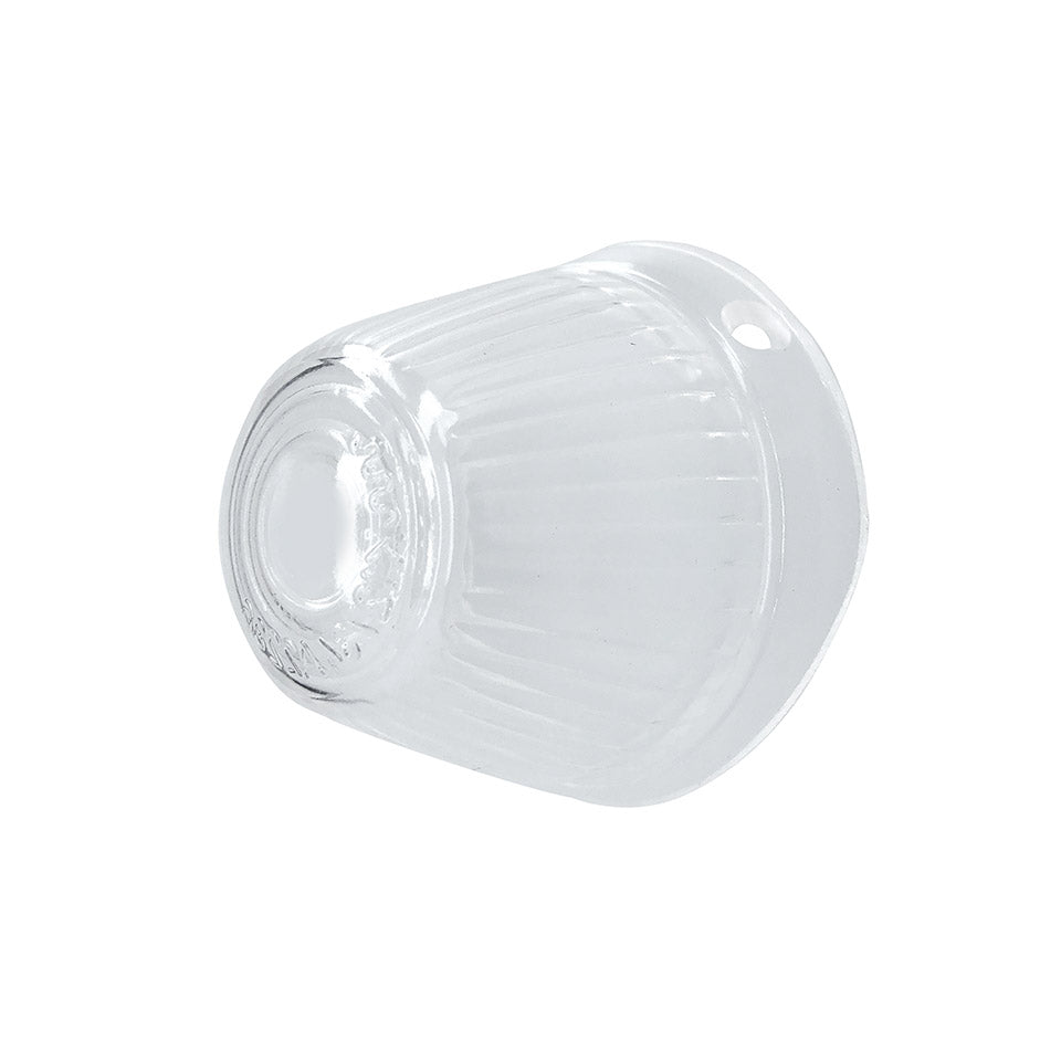 Knipperlichtglas vooraan rond Wit voor T1, Kever, KG — VintageDub