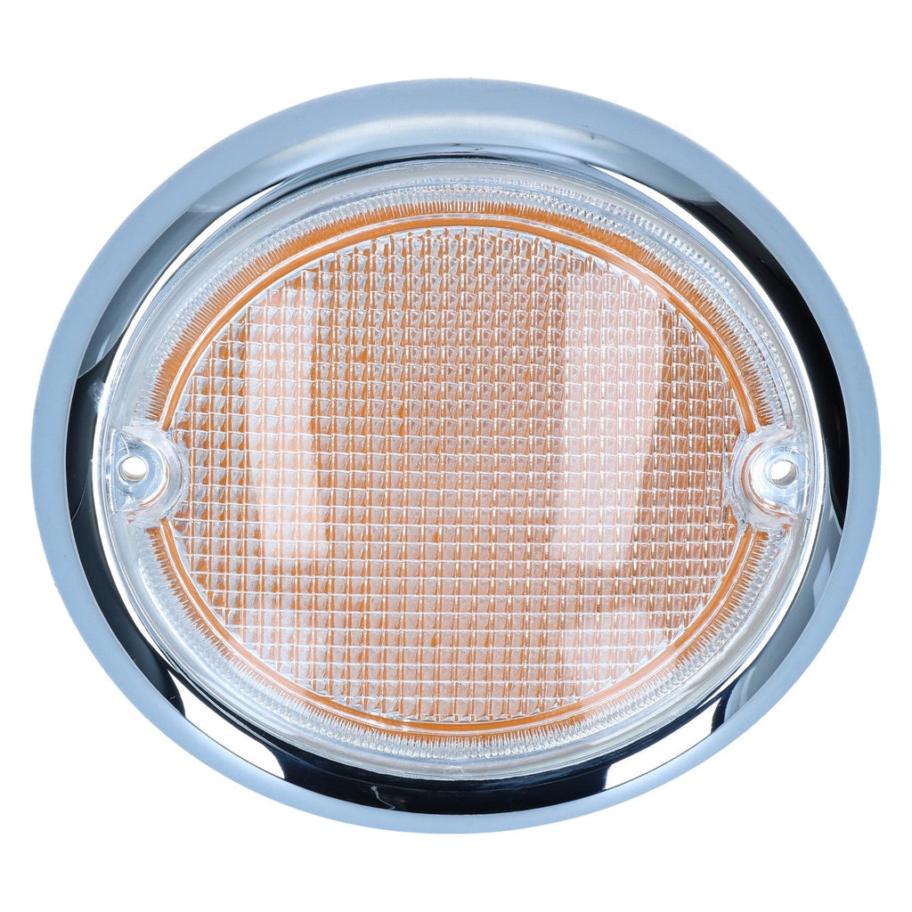 Knipperlichtglas, rechts, wit/oranje voor T1 — VintageDub
