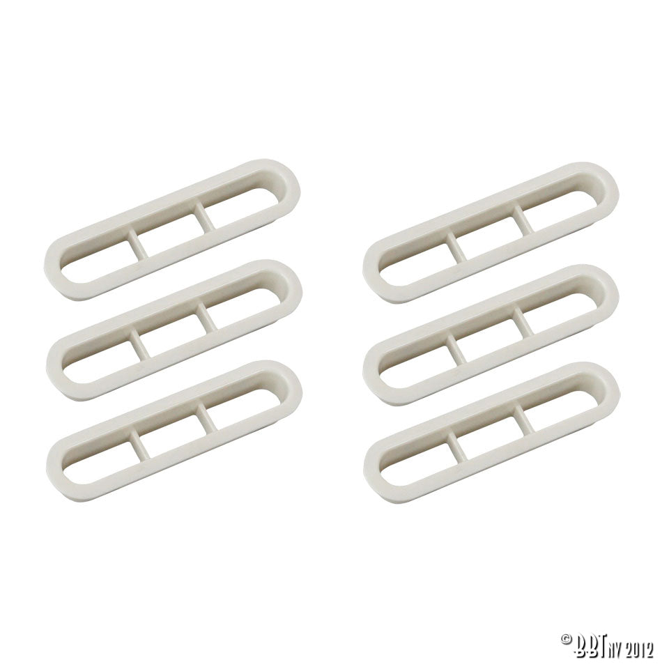 Ventilatiegrilles hemel achteraan, wit voor Kever — VintageDub