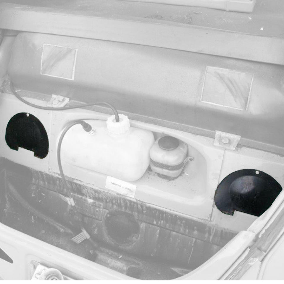 Deksel stuurhuisinspectie reservewielbak detail — Kever, KG