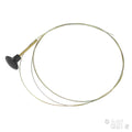 Motorklepkabel, zwarte knop voor KG — VintageDub