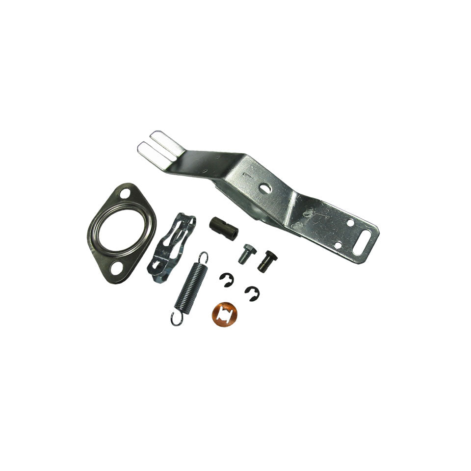 Montageset voor warmtewisselaar, links detail — T1, T2, Kever, KG
