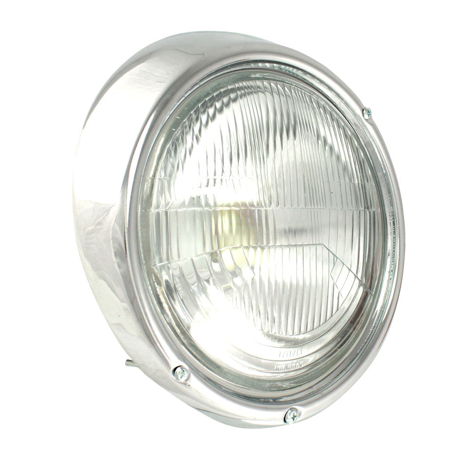Koplamp Duplo (P45t) met ring (P45t) detail — Kever