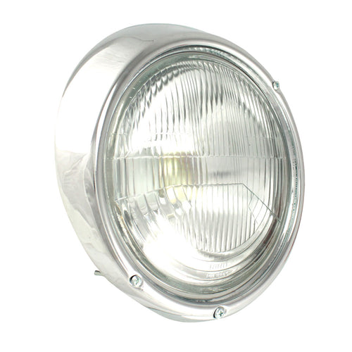Koplamp Duplo (P45t) met ring (P45t) detail — Kever