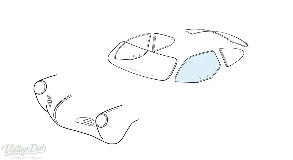 Deurruit links - coupé detail — KG