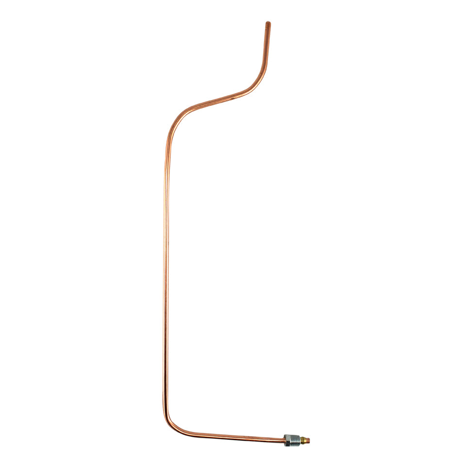 Benzineleiding koper 30pk chassis-pomp 6mm detail — T1, Kever, KG