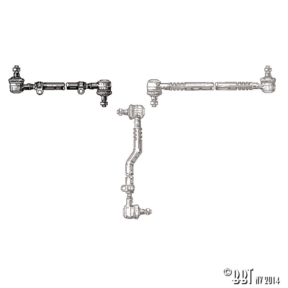Spoorstang links of rechts, per zijde detail — T2