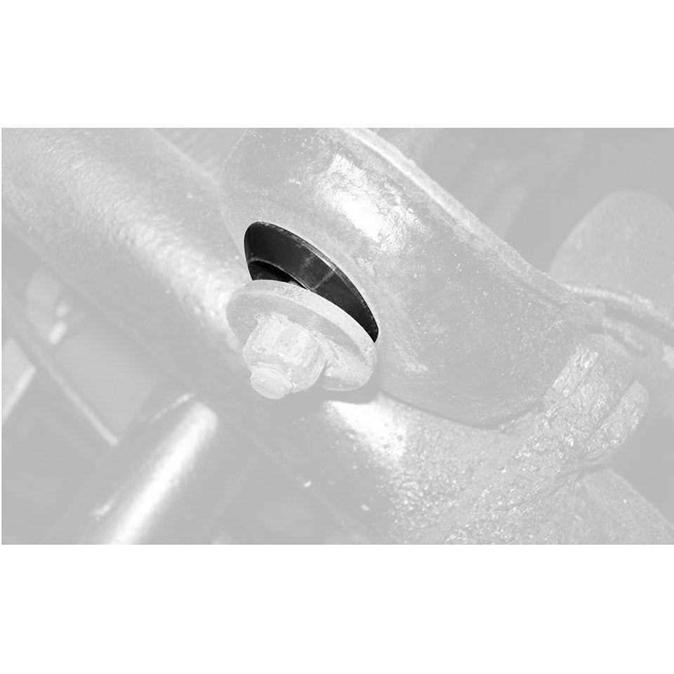 Rubber in achterste stabilisatortangsteun detail — Kever, KG