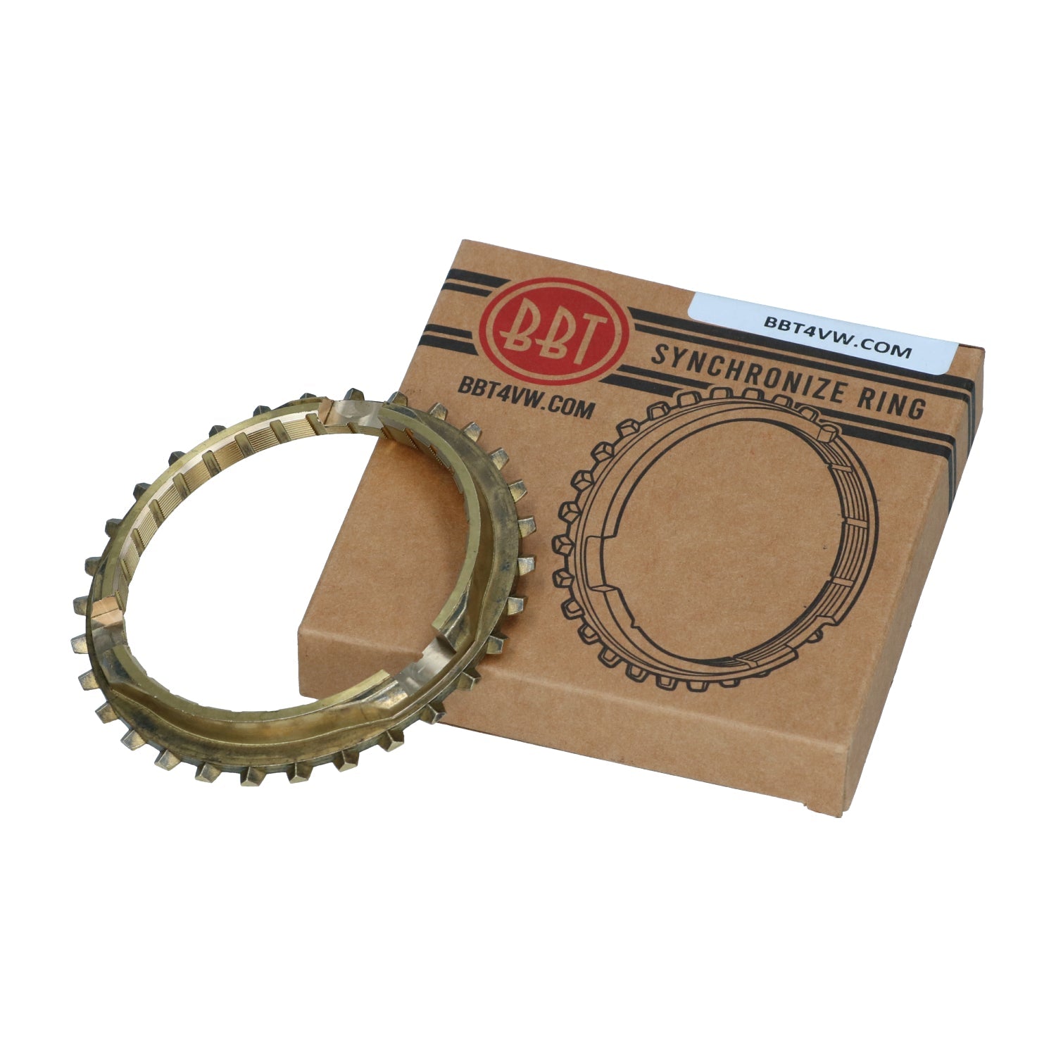 Synchromesh-ring, 3 & 4de versnelling detail — T1, Kever, KG
