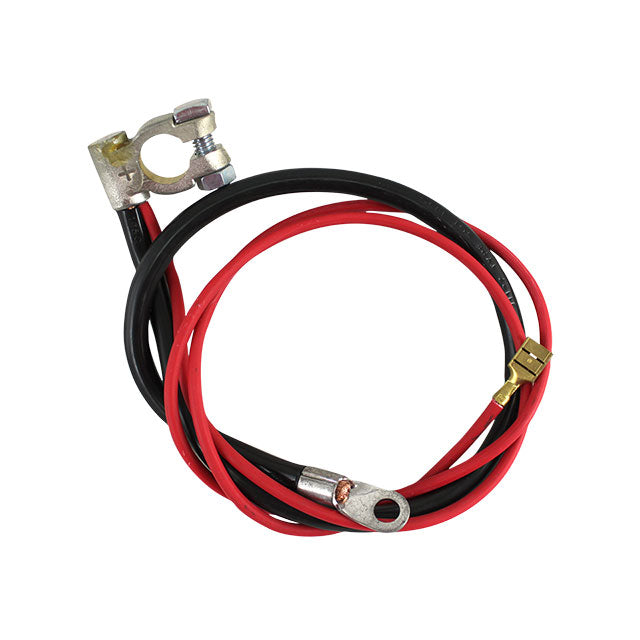 Batterijkabel, zwart 540 mm, rood 980 mm detail — T2