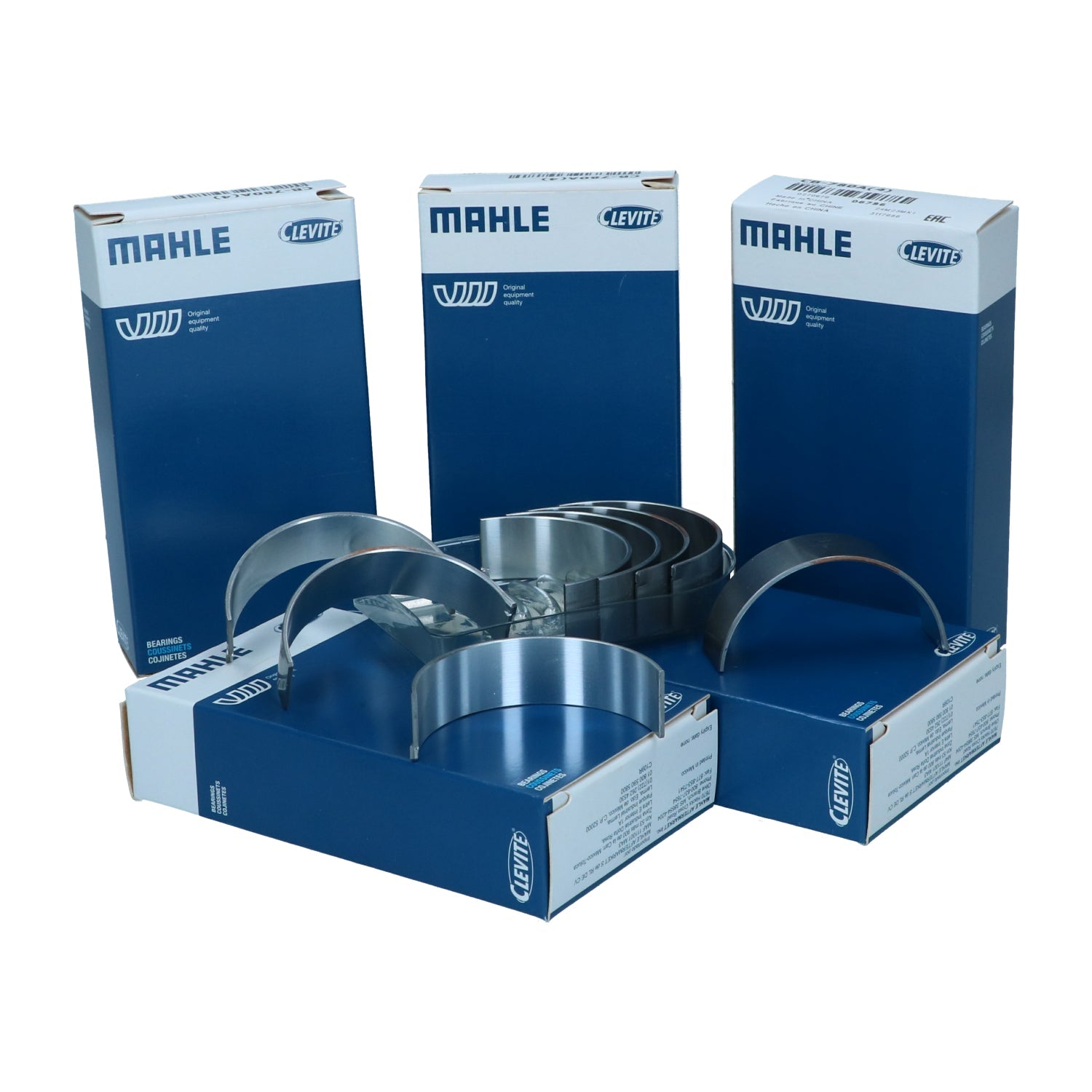 Drijfstanglagers 0.75mm detail — T1, T2, Kever, KG