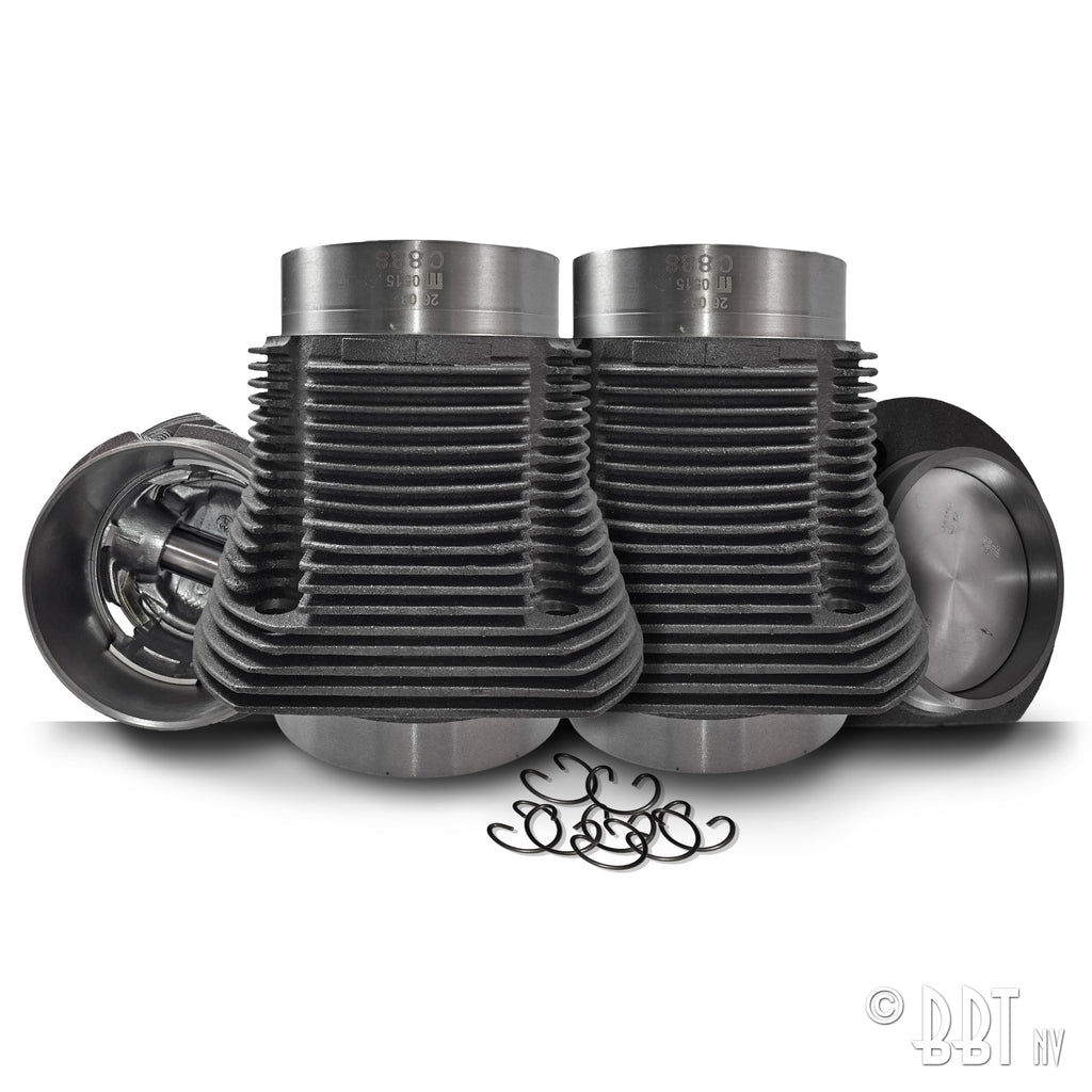 Zuiger en cilinderset, niet gesmeed, boven 94,00 mm - onder 90,00 mm voor T1, T2, Kever, KG — VintageDub