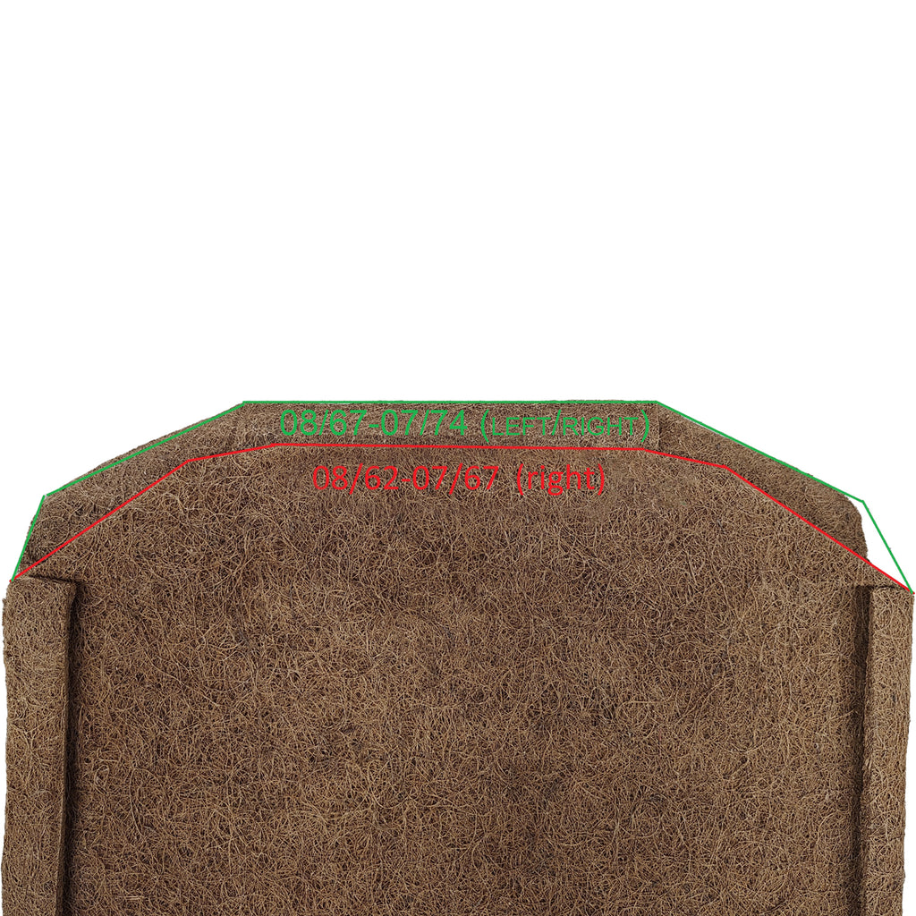VW T1 Combi - T2 Combi | Rembourrage assise - avant - 1-place | 08/62-07/74 | 211 881 369C