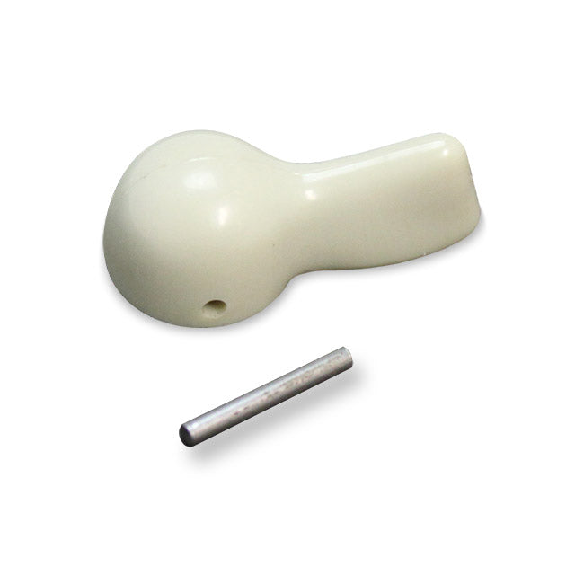 Vergrendel knop zijlaaddeurslot - zilverbeige detail — T1