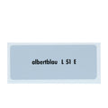 Kleurcode sticker L51E - albertblau voor VW T1 Bus, T2 Bus, Kever en Karmann Ghia - VintageDub