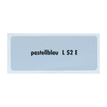 Kleurcode sticker L52E - pastellblau voor VW T1 Bus, T2 Bus, Kever en Karmann Ghia - VintageDub