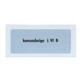Kleurcode sticker L91D - kansasbeige voor VW T1 Bus, T2 Bus, Kever en Karmann Ghia - VintageDub