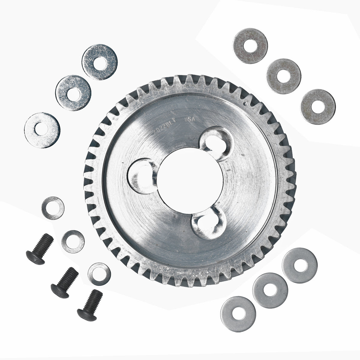 CB Performance tandwiel nokkenas in Aluminium, verstelbaar – VW T1 Bus, T2 Bus, Kever, KG, Type 3, Type 181 – detail 3