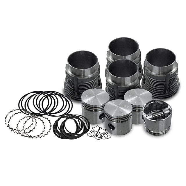 Zuiger en cilinderset 30 pk detail — T1, Kever, KG