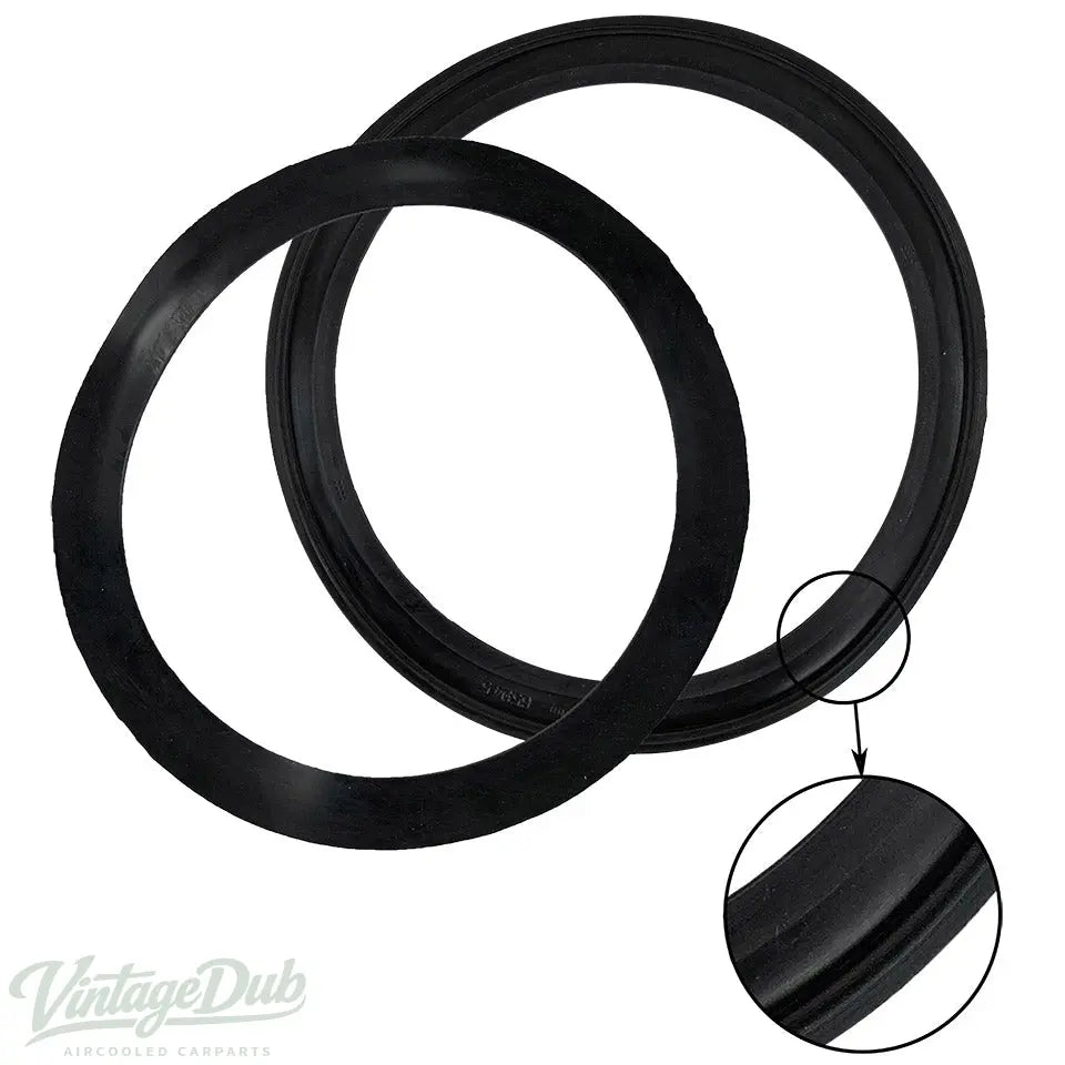 Rubber rond koplampglas detail — T1, Kever