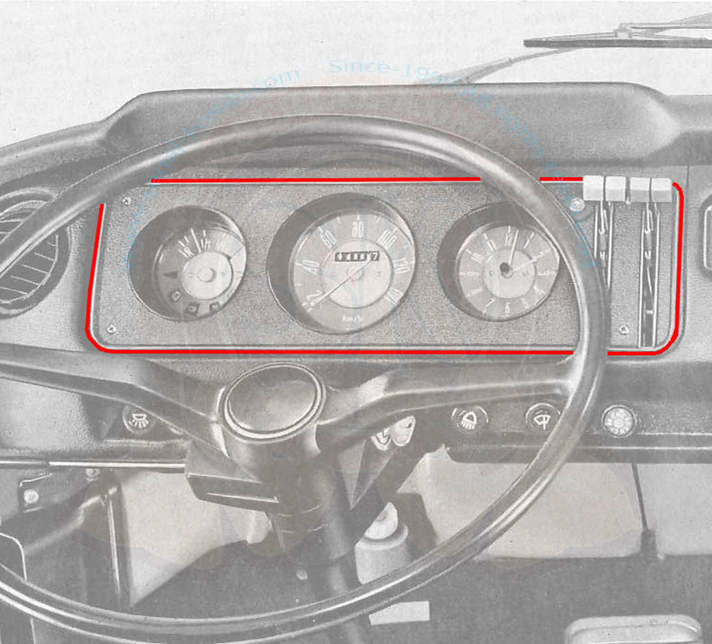 Kilometerteller unit dichting – VW T2 Bus