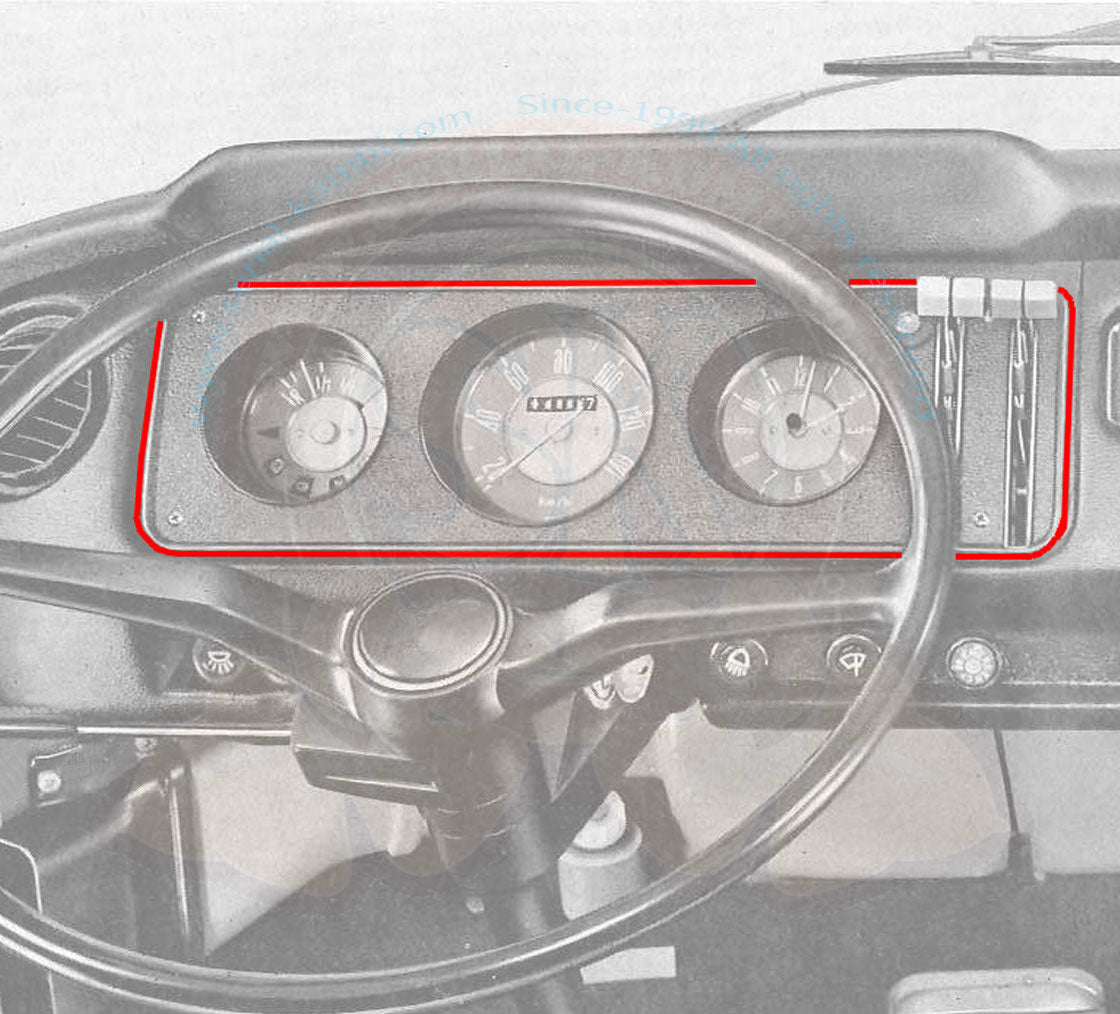 Kilometerteller unit dichting – VW T2 Bus