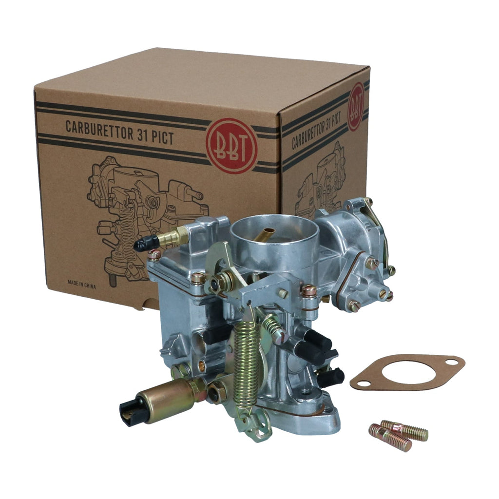 Carburator 31 PICT detail — T1, T2, Kever, KG