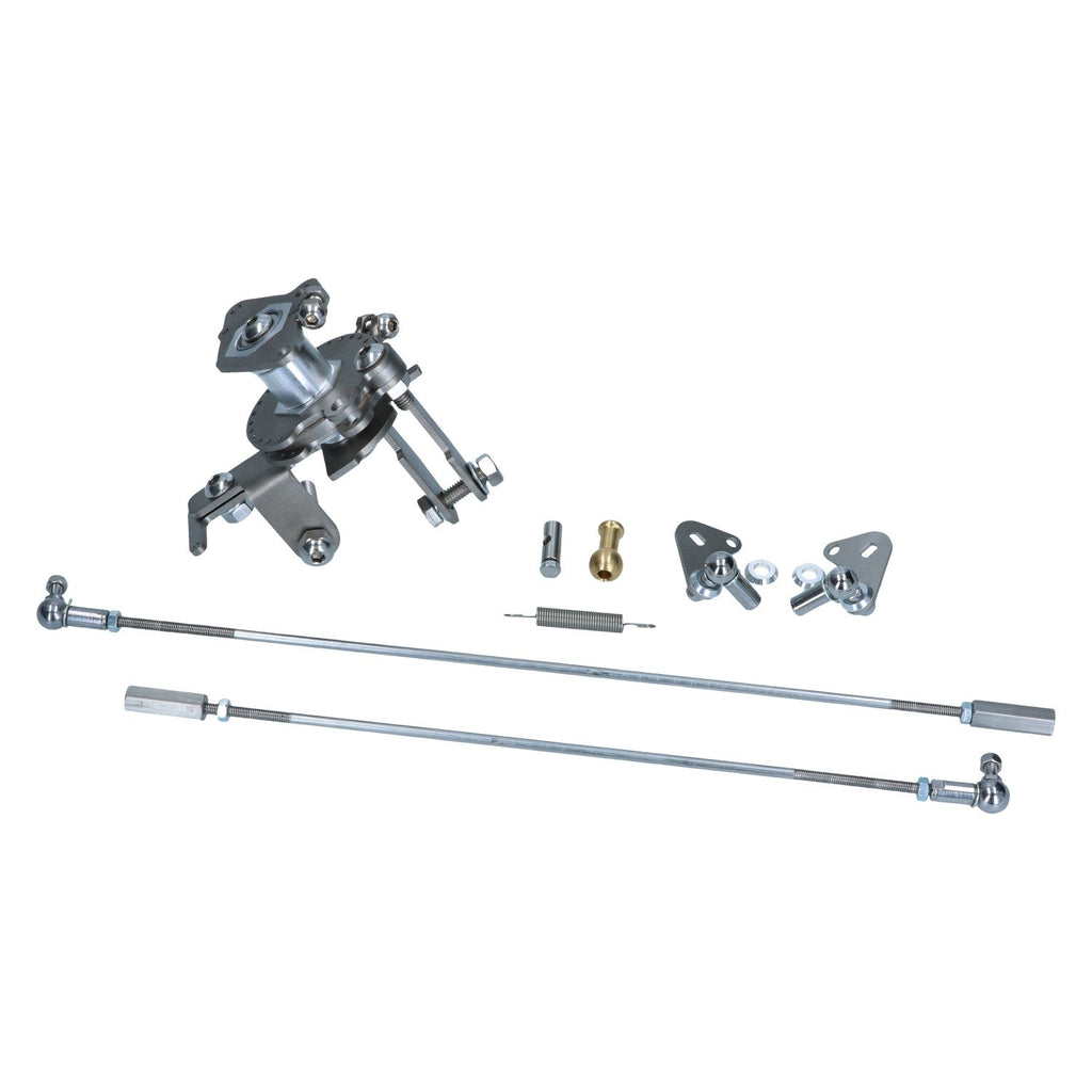 Draaigasbediening gelagerd voor Type 1 motor met Porsche cooling - Vintage Speed detail — T1, T2, Kever, KG