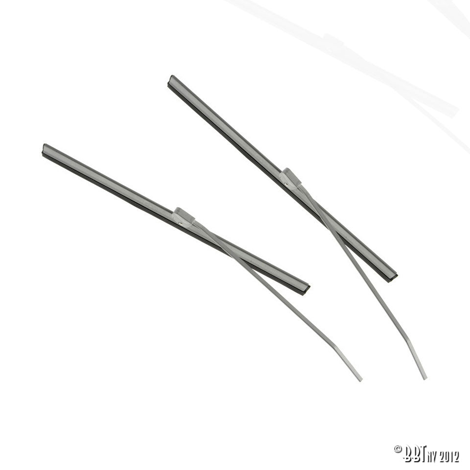 Ruitenwissers + arm, grijs 245mm (paar) voor Kever — VintageDub
